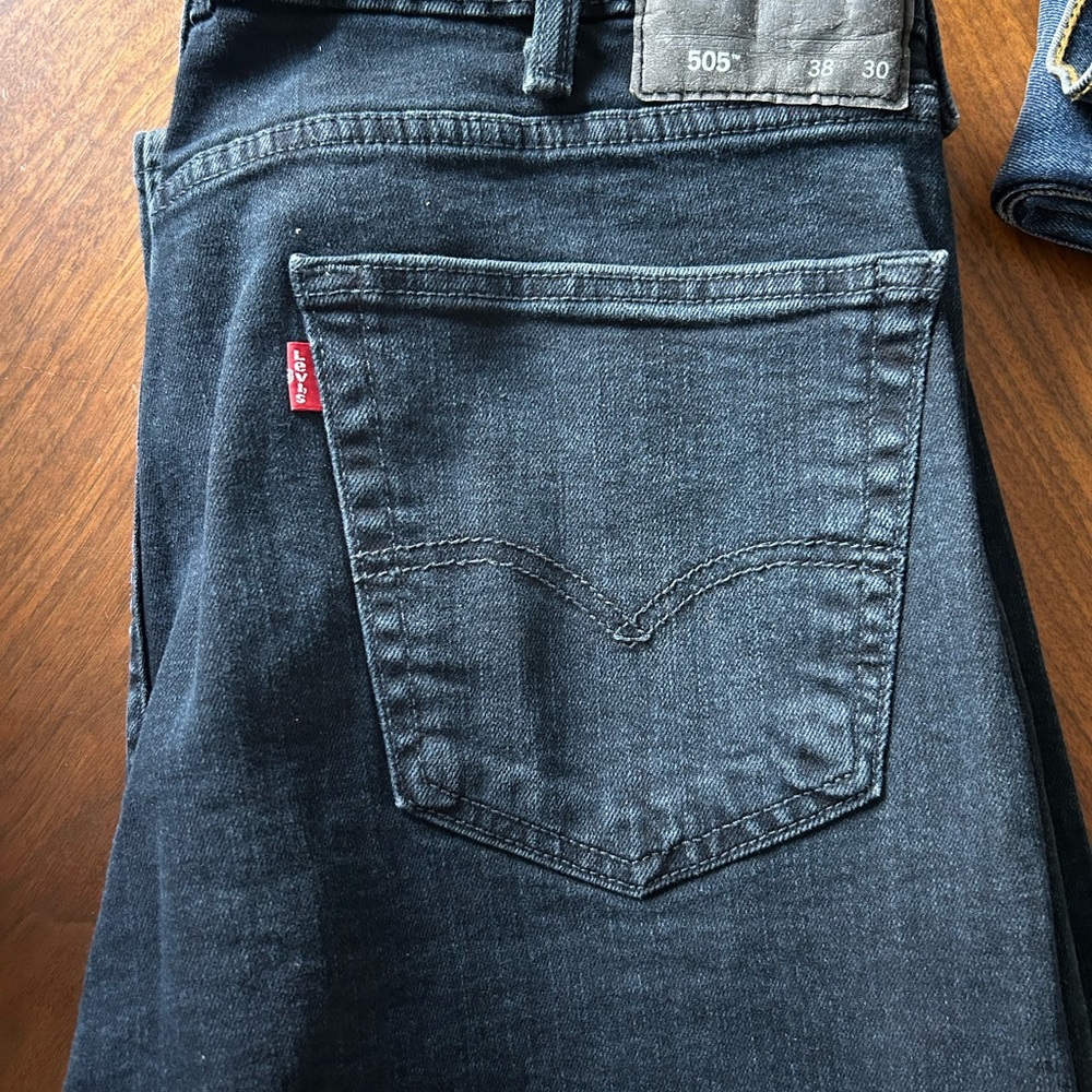 Levi's Black Straight Jeans Classic Style